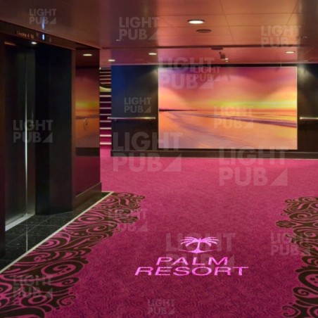 Projecteur de logo lumineux encastré plafond 20 à 80W – Marquage lumineux logo sur moquette